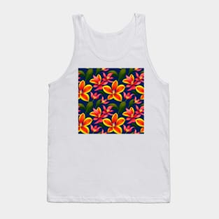 Pristine Hawaiian Exotic Flower Tank Top